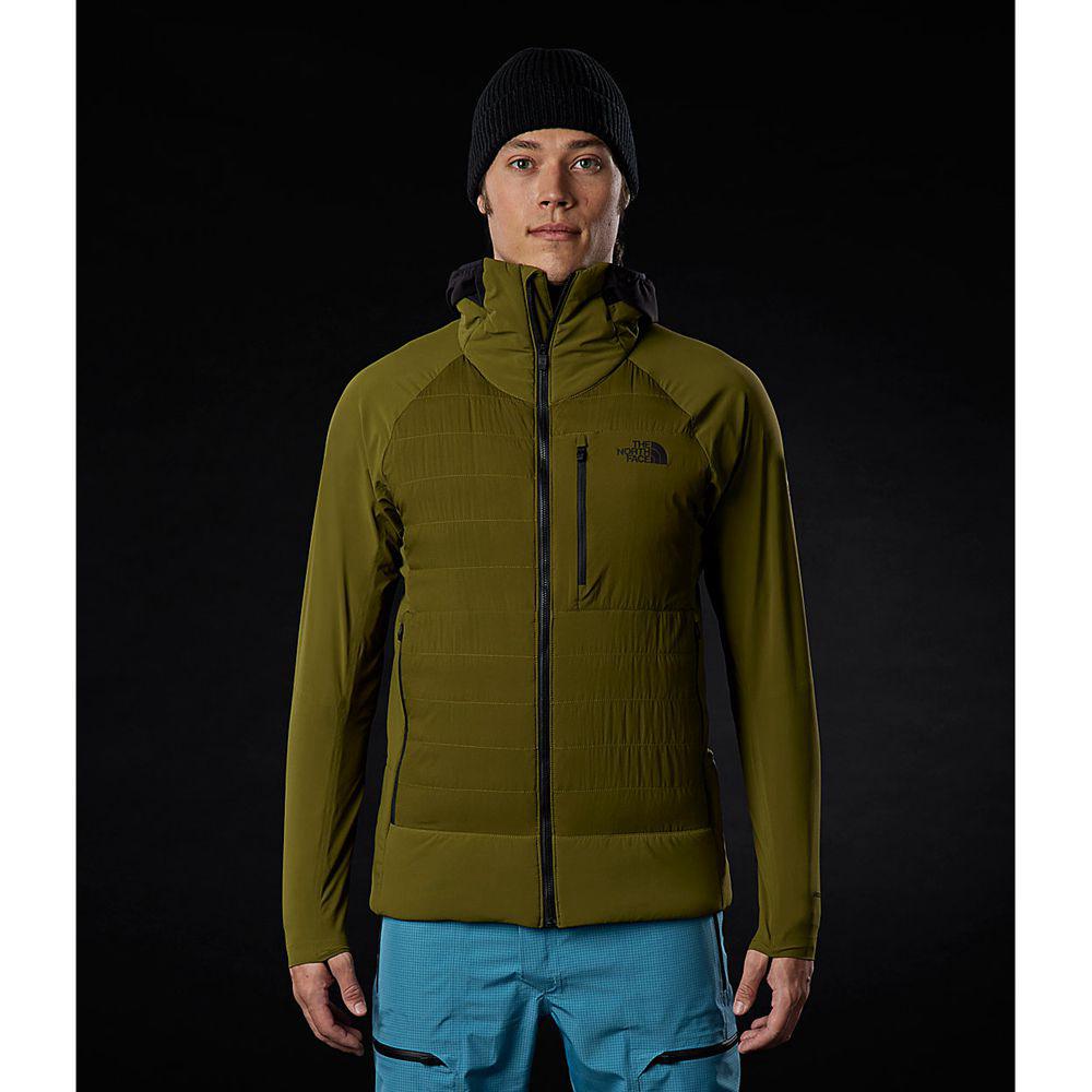 The North Face Steep 50/50 Ανδρικα Μπουφάν Πουπουλένια - Πρασινο / Μαυρα (HKWC42037)